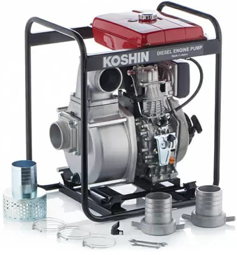 Дизельная мотопомпа Koshin STY-100D Дизельная мотопомпа Koshin STY-100D